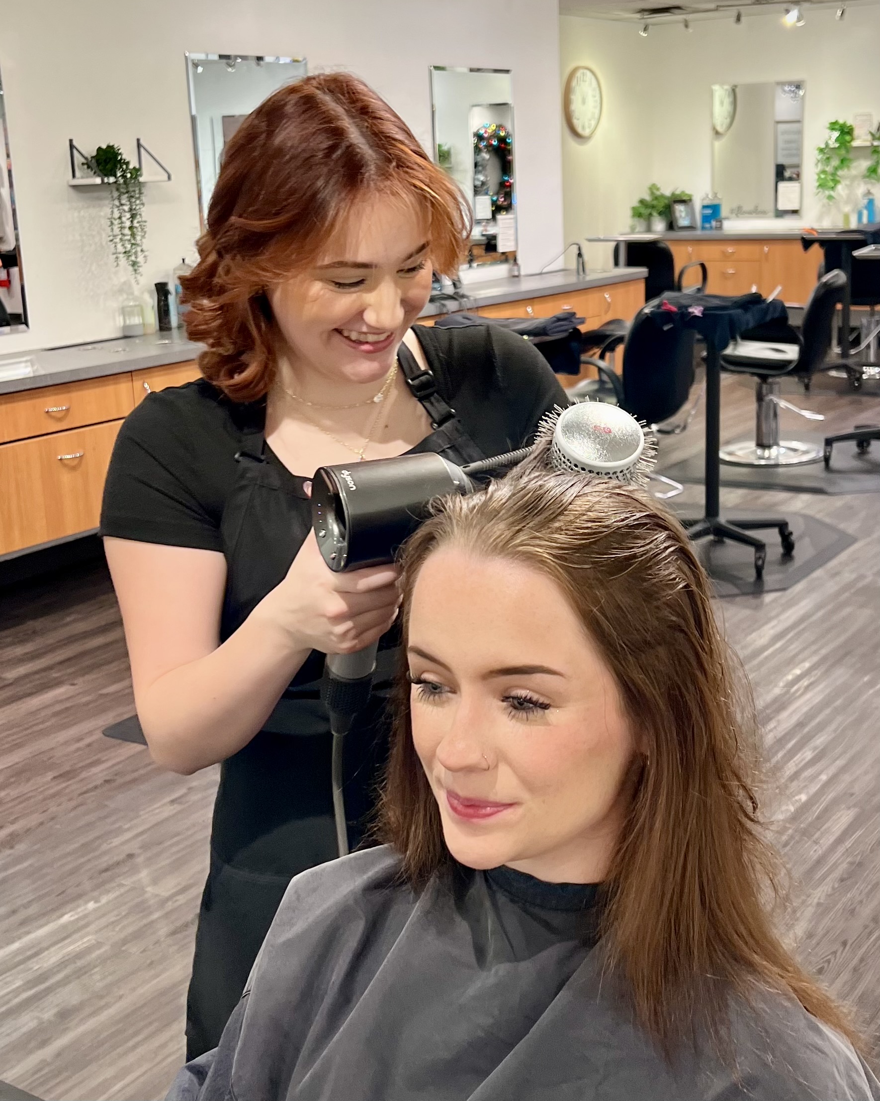 Our stylist Erin did 37 free appointments to pamper the hardworking teachers in our community!